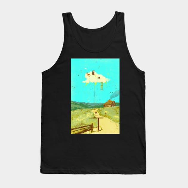 DREAMING FOOTHILLS Tank Top by Showdeer